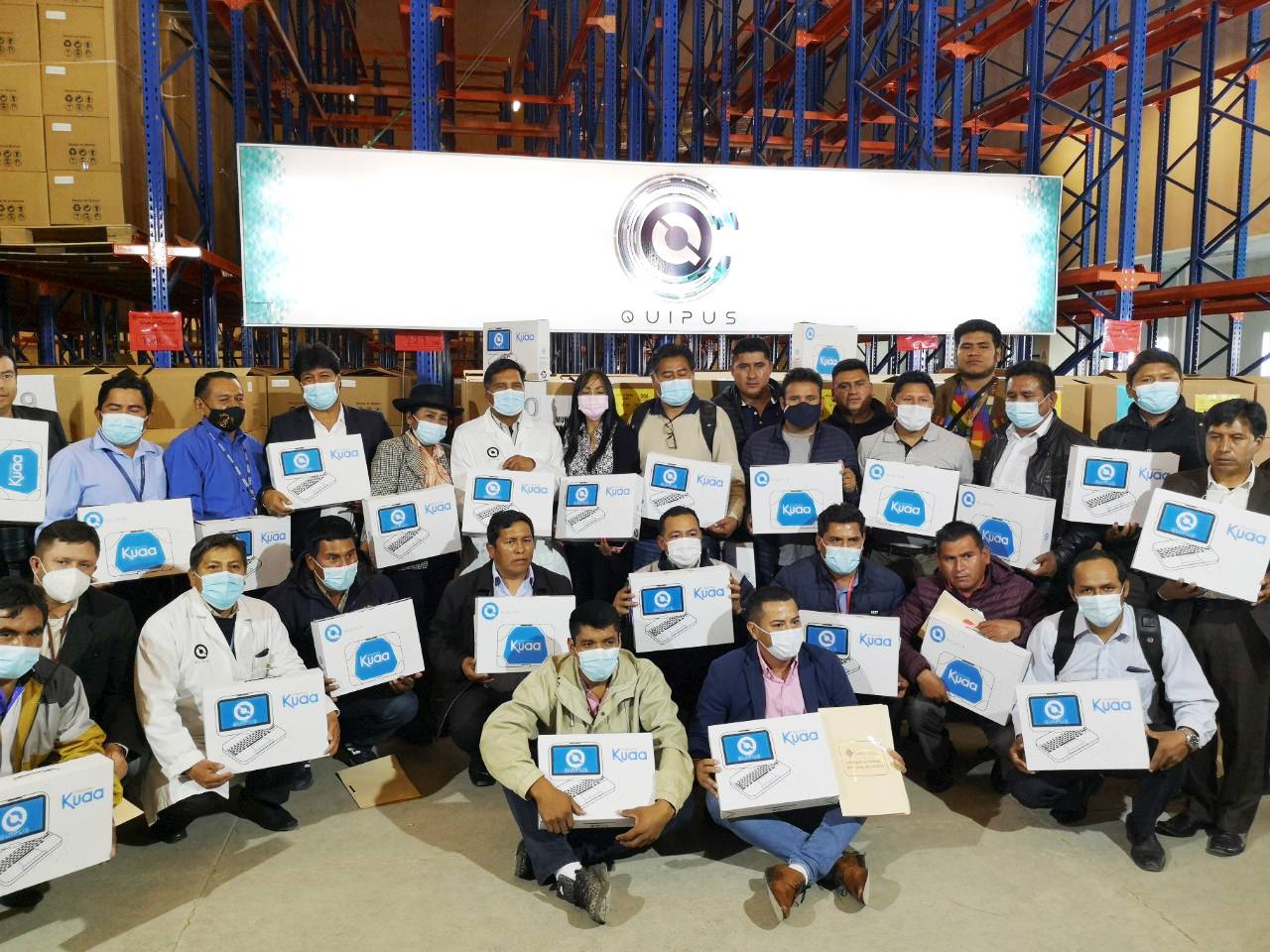 Ministerio de Educación realizó entrega de Kuaa´s a municipios de Santa Cruz, Cochabamba y Chuquisaca