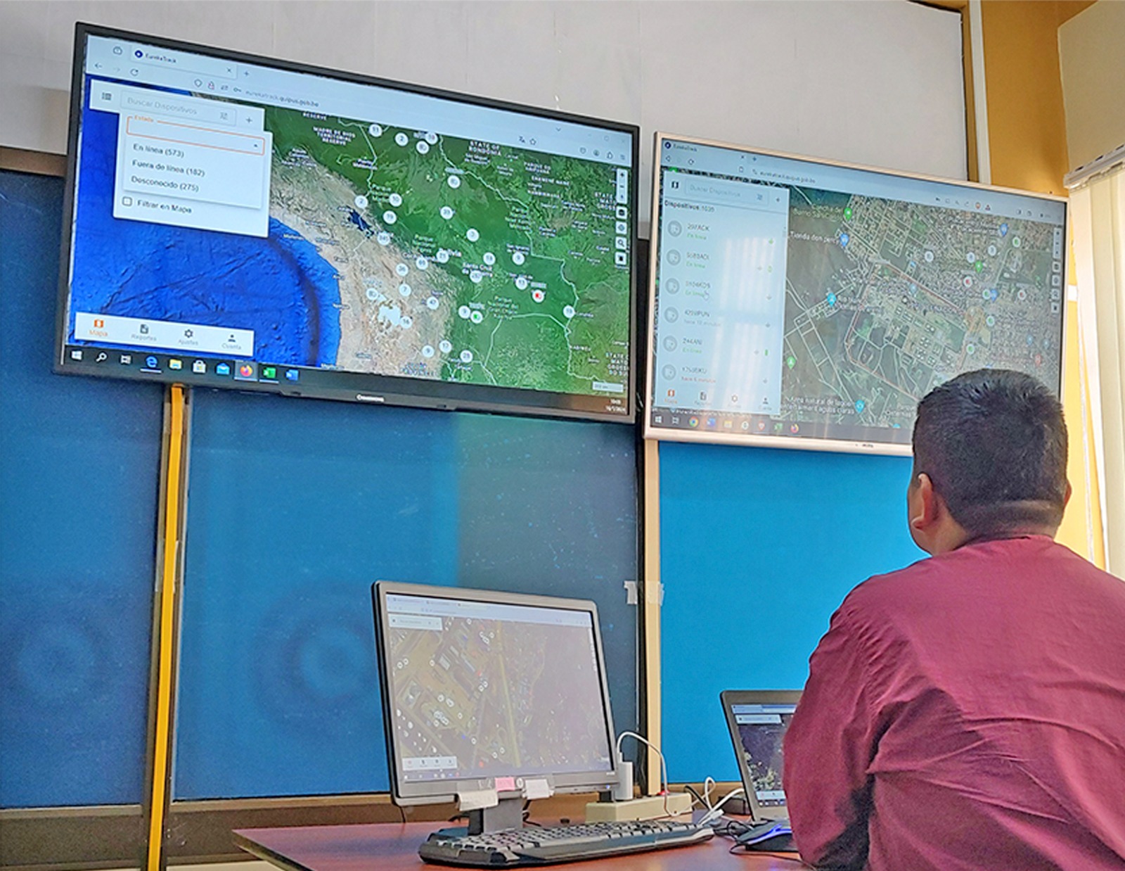 SERVICIO DE SEGUIMIENTO Y RASTREO SATELITAL DE VEHÍCULOS POR GPS DE QUIPUS POTENCIA LA LUCHA CONTRA EL CONTRABANDO DE COMBUSTIBLE